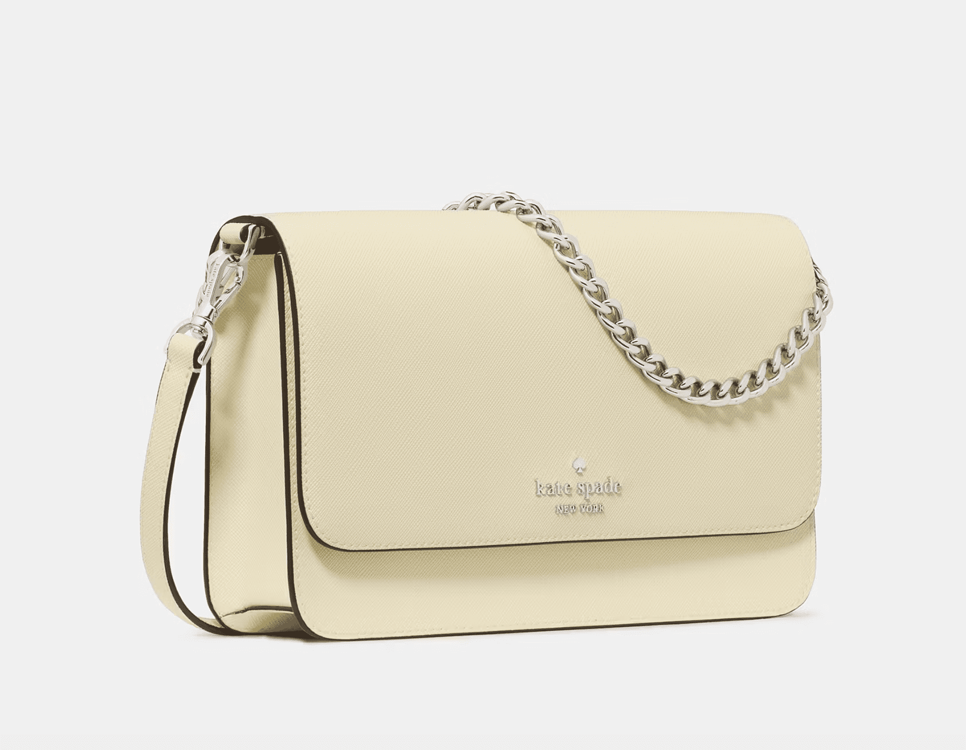 Kate Spade New York Women’s Madison Willow Crossbody Bag – Saffiano PVC, Adjustable Strap