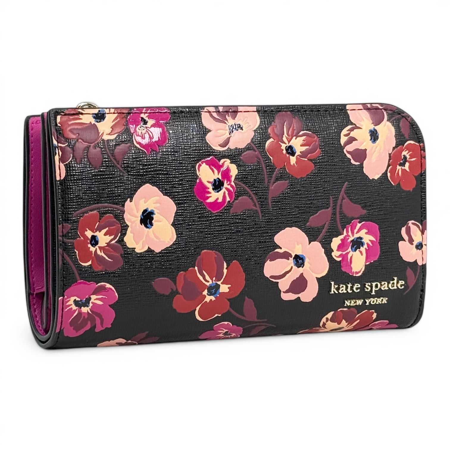 Kate Spade New York Women's  Medium Floral Bifold Wallet (Multi)