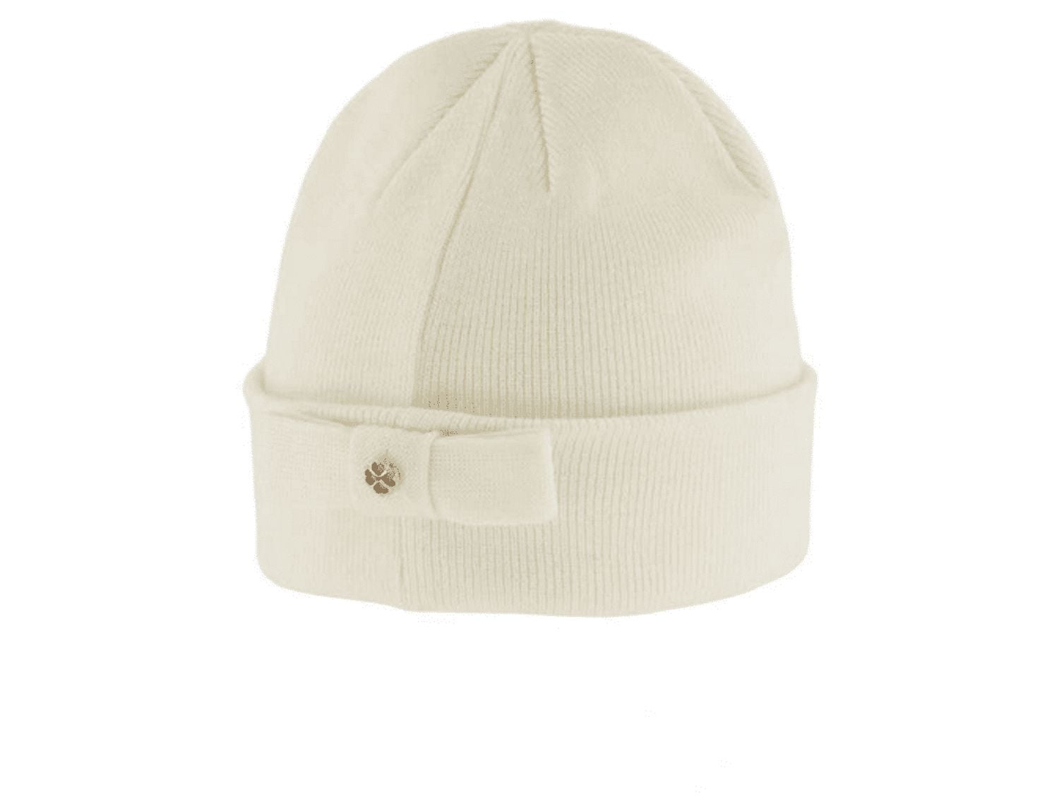 ♠️KATE SPADE NEW YORK Metallic Bow Beanie In French Cream kate spade new york metallic bow beanie in French Cream  main image 3