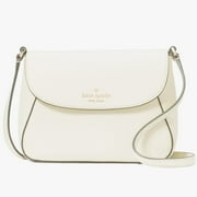 KATE SPADE NEW YORK Women's Monica Small Flap Leather Crossbody Bag (Black)