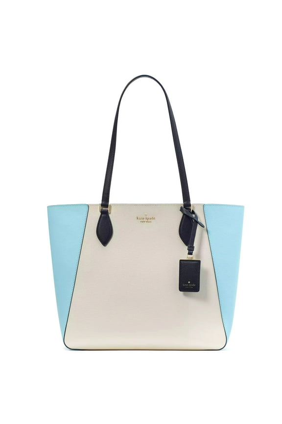 Women's Poppy Refined Grain Leather Large Tote (Blazer Blue Multi)