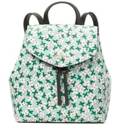 Kate Spade New York Womens Saffiano Leather Lizzie Medium Flap Backpack Aphrodite Green Multi