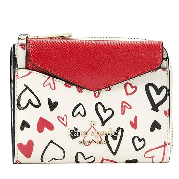 Kate Spade New York Women's Staci Boxed Small Card Case Set (Parchment Multi)