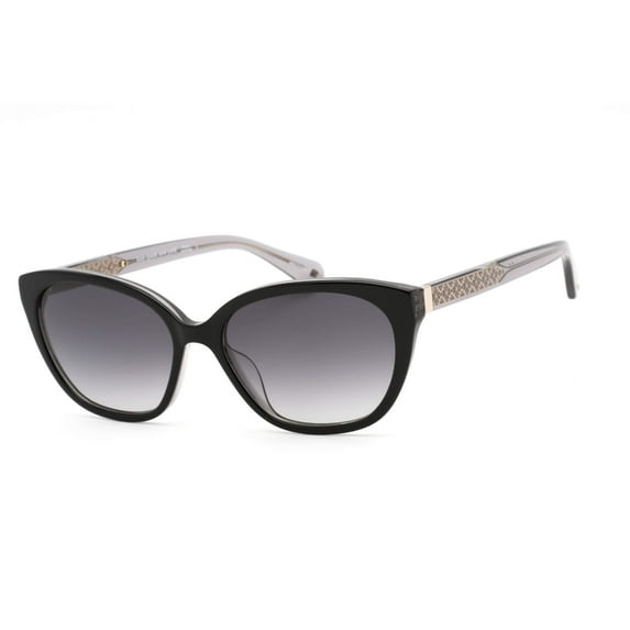 Kate Spade New York Womens Philippa/G/S Cat Eye Sunglasses Black/Gray Shaded 54 Millimeters