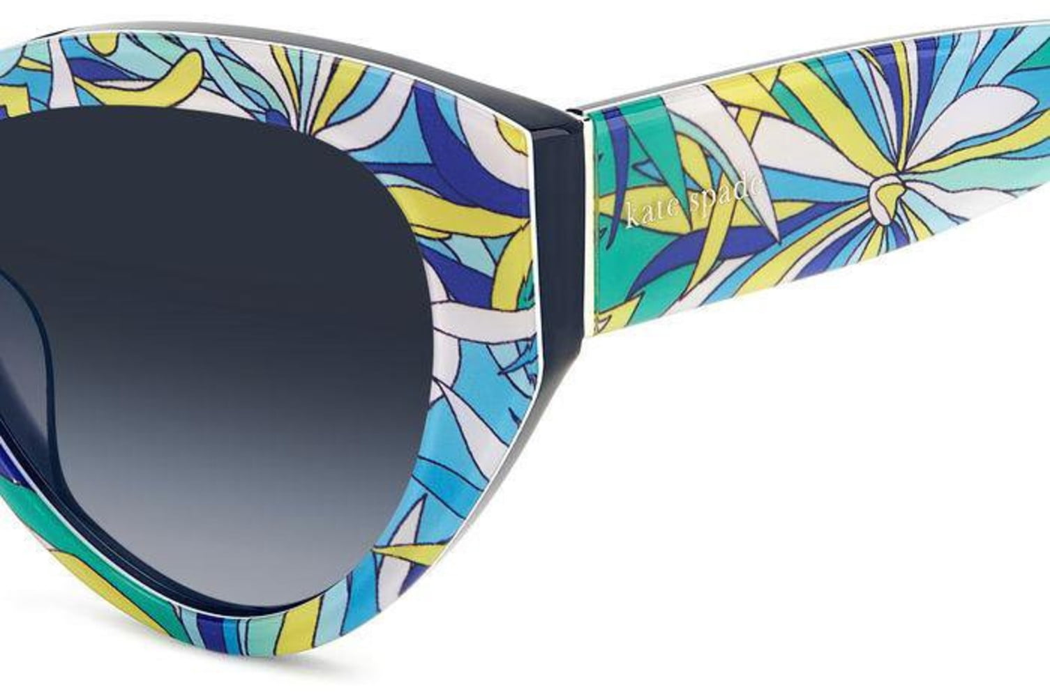 Kate Spade PAISLEIGH/S 0GF5 9O Women's Blue Pattern Sunglasses