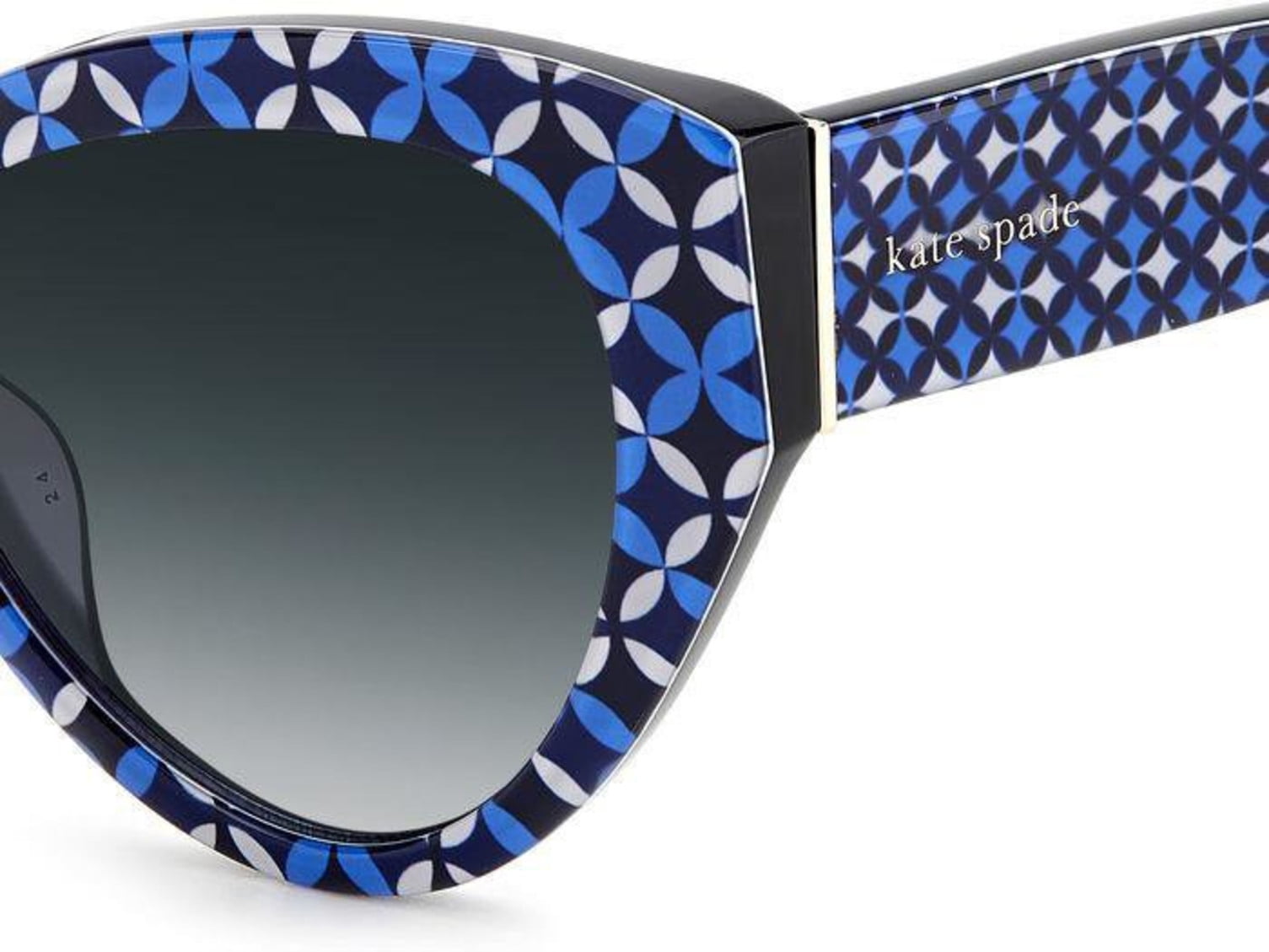 Kate Spade PAISLEIGH/S 0S6F 9O Women's Blue Pattern Sunglasses