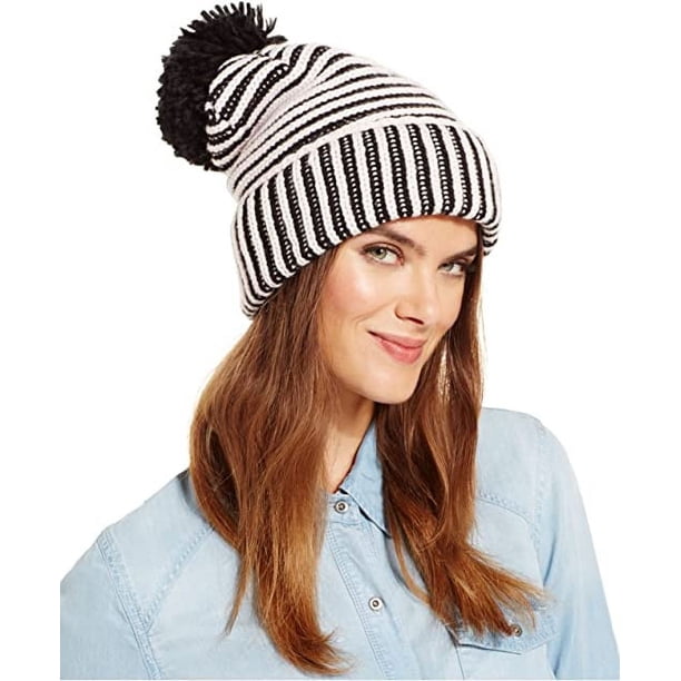 Kate Spade PLAITED RIBBED CUFF HAT with pom pastry pink  display picture 3