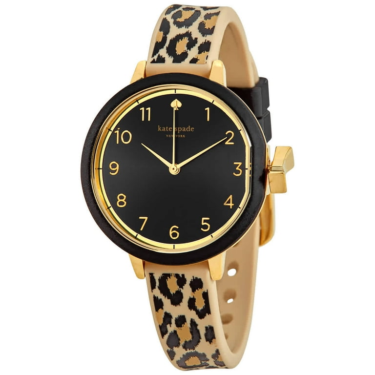 Kate spade black and gold watch sale