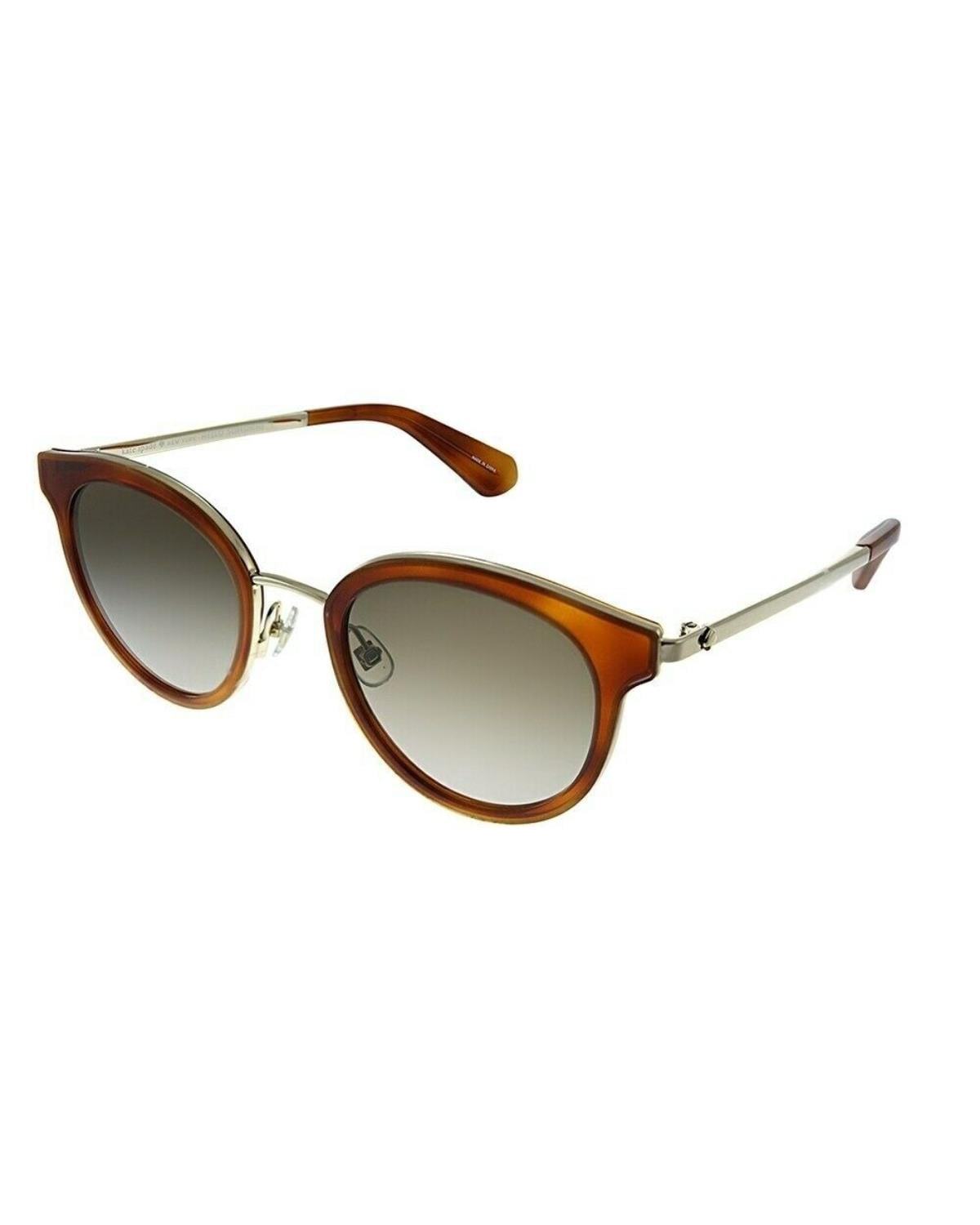 Kate Spade  Plastic Womens Oval Sunglasses Havana 50mm Adult