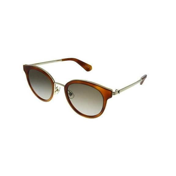 Kate Spade  Plastic Womens Oval Sunglasses Havana 50mm Adult