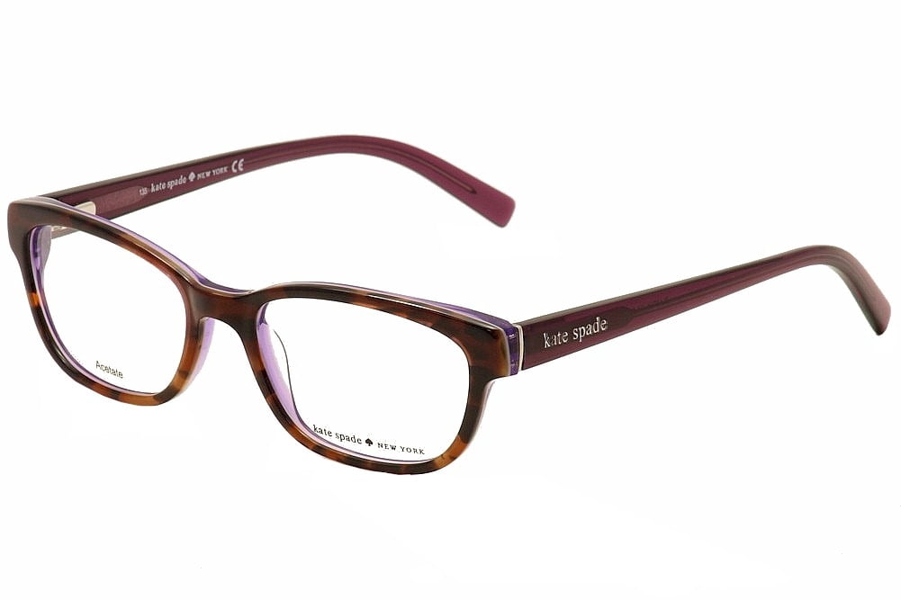Kate Spade Plastic Womens Rectangle Eyeglasses Tortoise 50mm  display picture 3