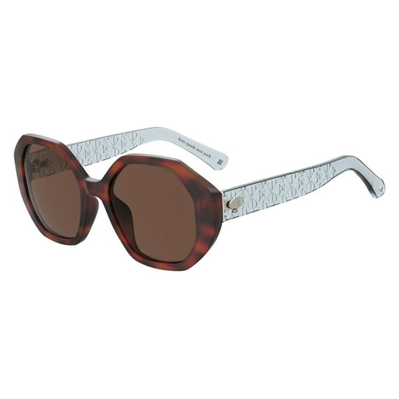 Kate Spade Preslee/G/S Full Rim Special Shape Dark Havana Sunglasses