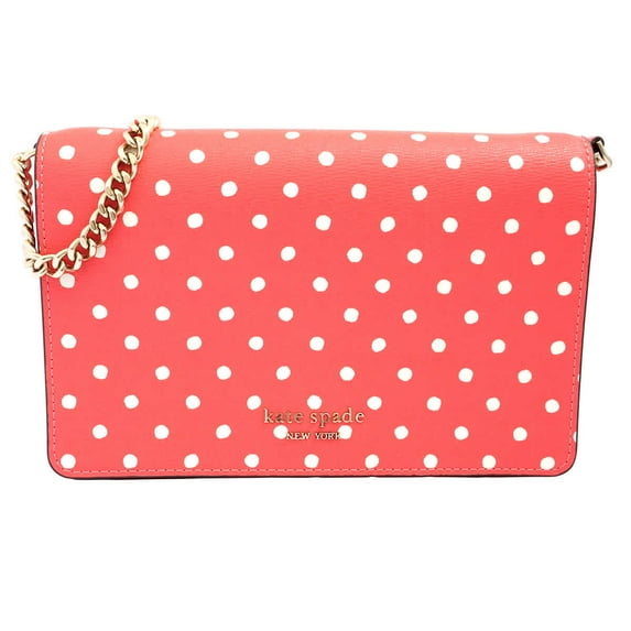 Kate Spade Printed Pvc Spencer Dots Chain Wallet
