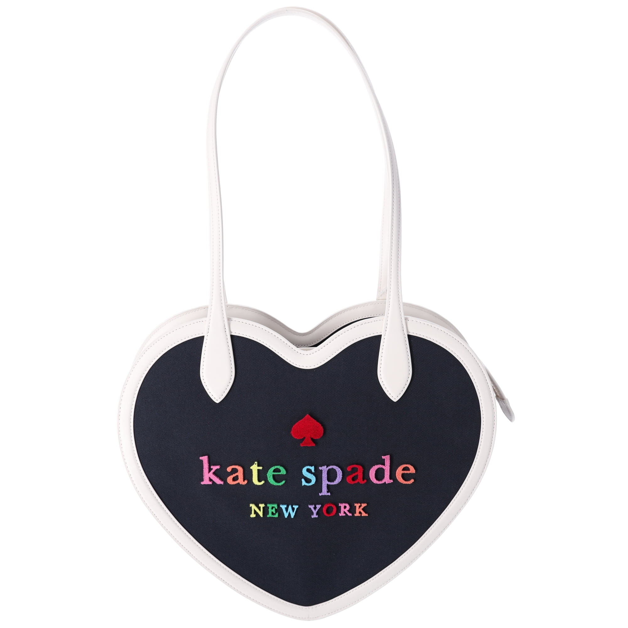 Kate Spade Rainbow Collection Love Shack Heart Tote Blue Multi Logo Walmart