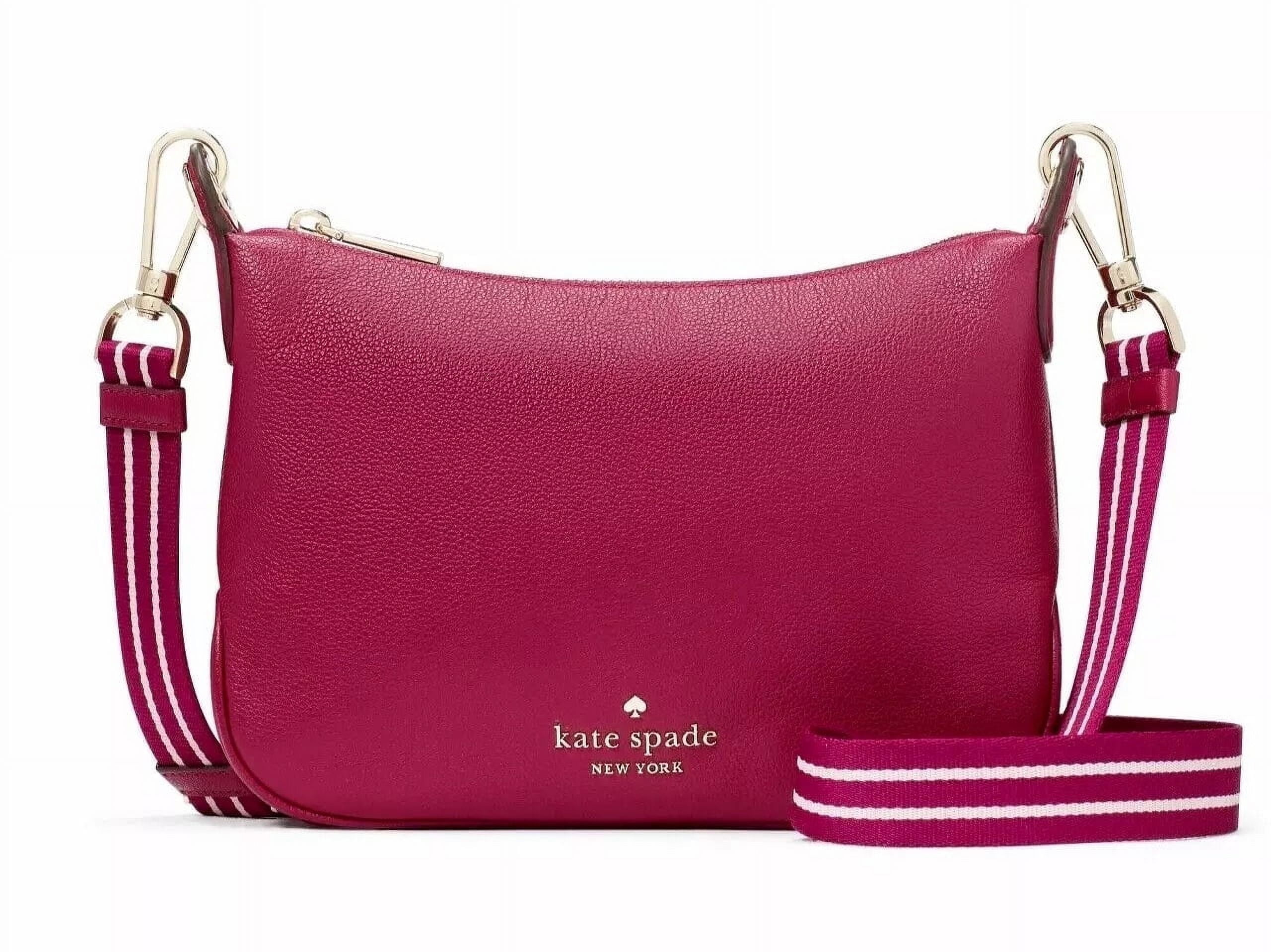 KATE SPADE NEW YORK Kate Spade Rosie Crossbody Purple Leather WKR00630 Dark Raspberry NWT $349