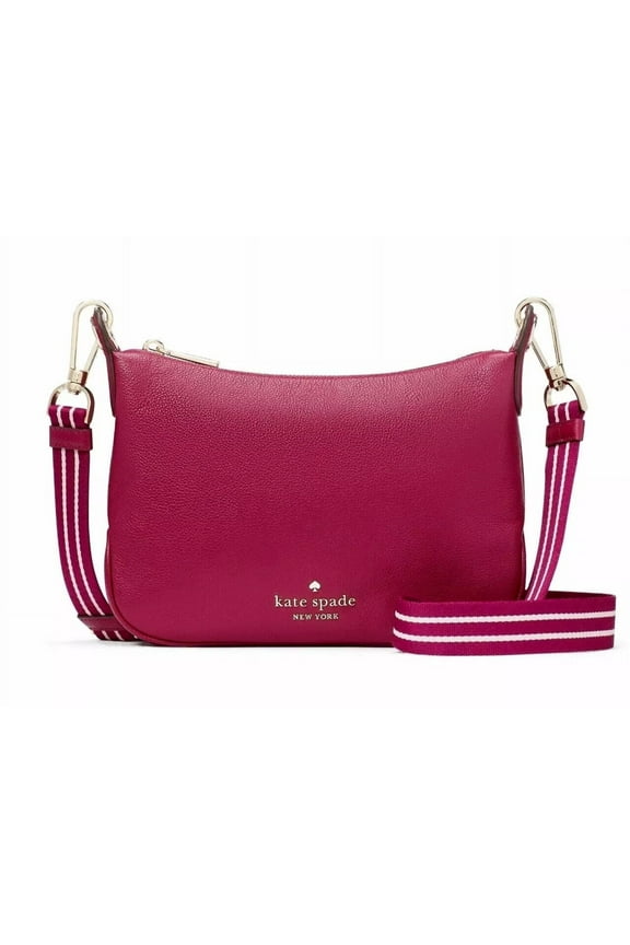 Kate Spade Rosie Crossbody Purple Leather WKR00630 Dark Raspberry NWT $349