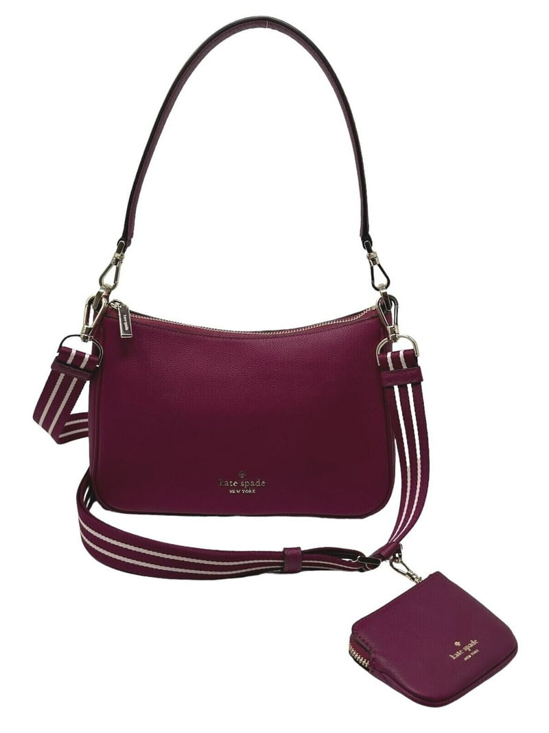 Kate Spade Rosie Shoulder Bag Pebbled Leather Detachable Coin