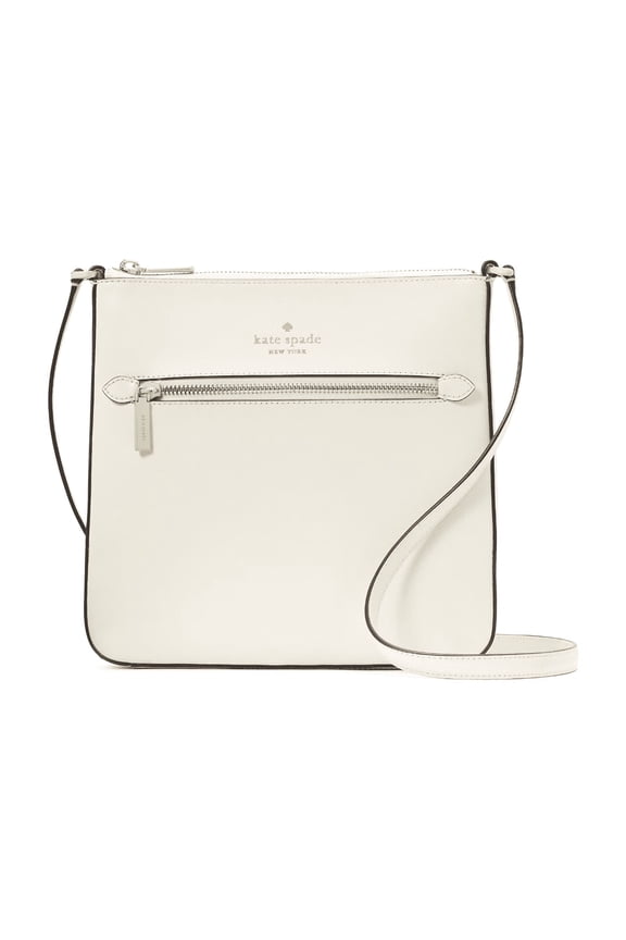 Kate Spade Sadie North South Meringue Saffiano Leather Crossbody Bag K7379