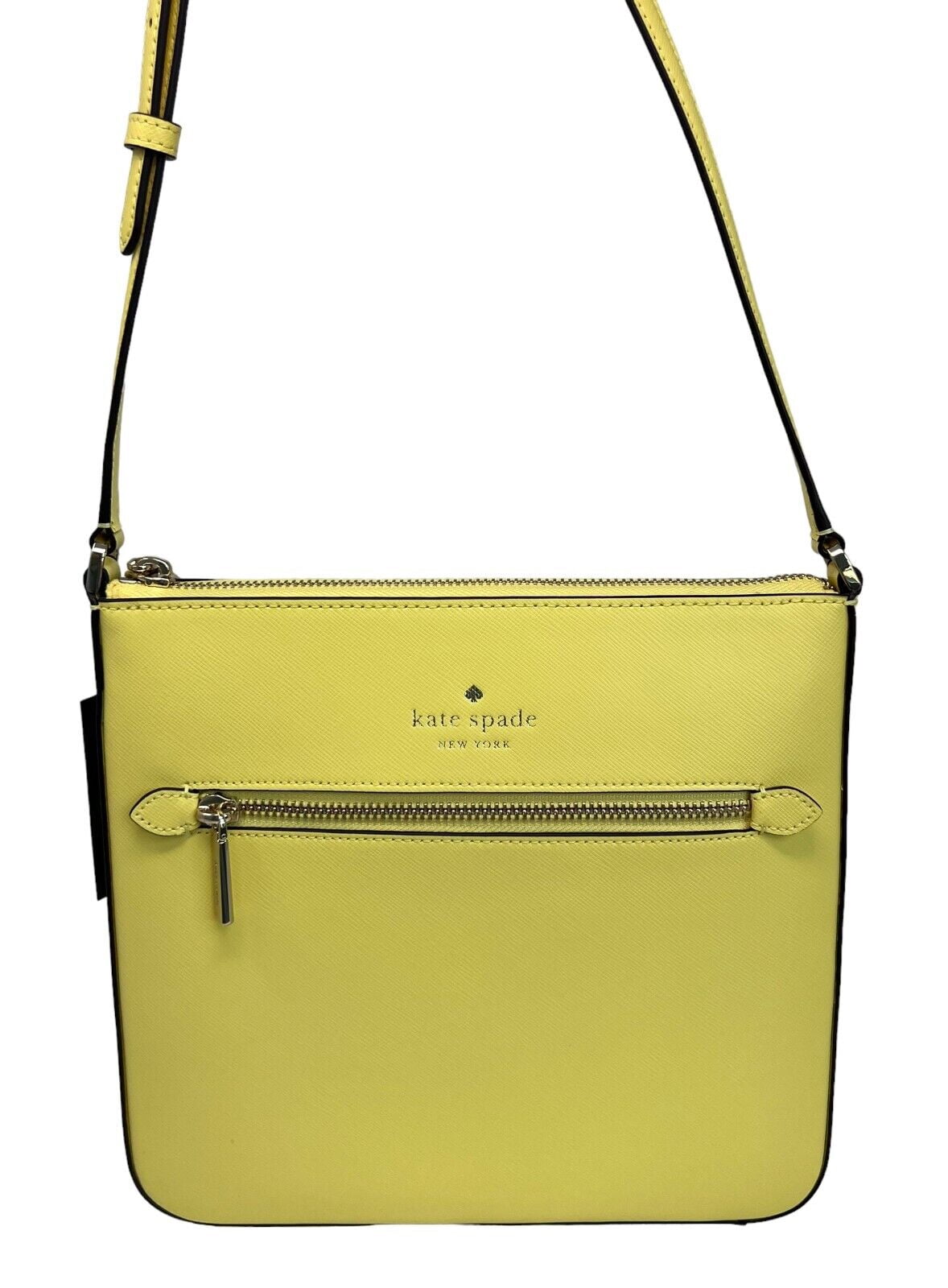 Kate Spade Sadie North South Yuzu Jam Saffiano Leather Crossbody