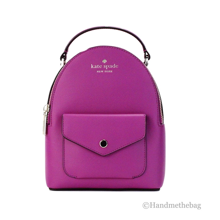 KATE SPADE NEW YORK SCHUYLER BACKPACK New Kate Spade Schuyler Mini Backpack Leather Warm Beige | eBay main image 3