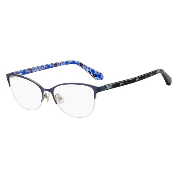 Kate Spade Semi-Rimless Cat Eye/Butterfly Blumt Silver Eyeglasses