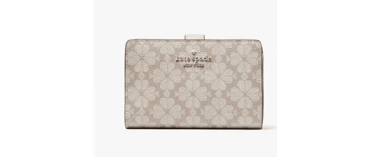 Kate Spade Signature Spade Flower Womens Medium Compact