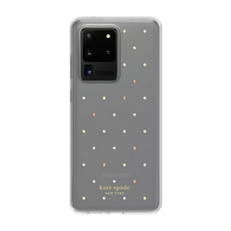 kate spade new york - Protective Hardshell Case for Samsung Galaxy S20 Ultra 5G - Clear/Crystal