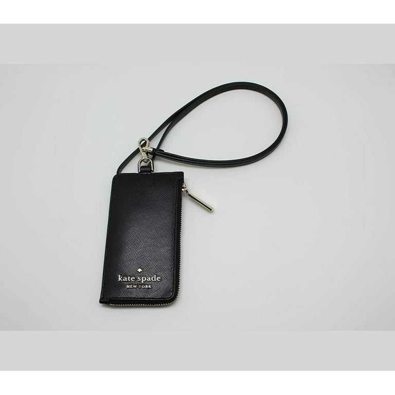Kate Spade Staci Card Case Lanyard WLR000139 BLACK