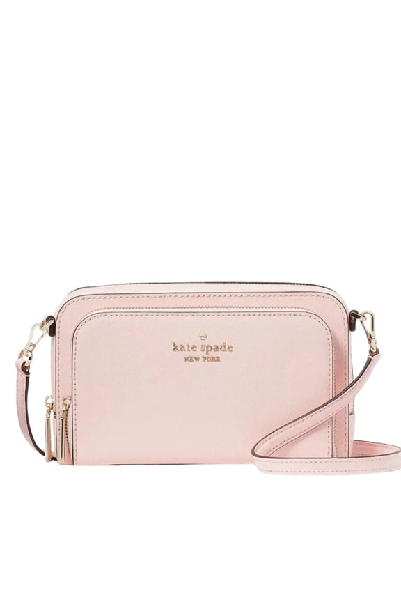 Kate Spade Staci Dual Zip Around Mini Crossbody Peony Blossom