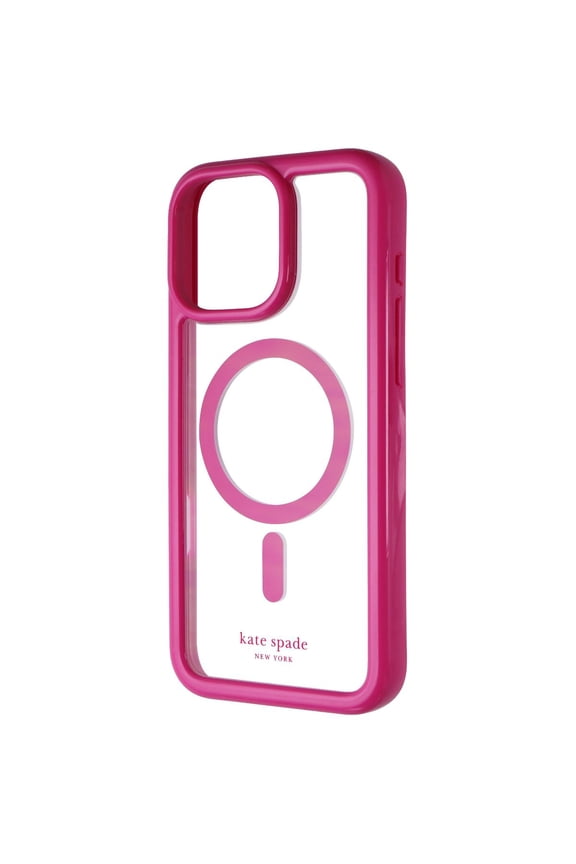 Kate Spade Ultra Protective Case for MagSafe for iPhone 16 Pro Max - Pink/Clear