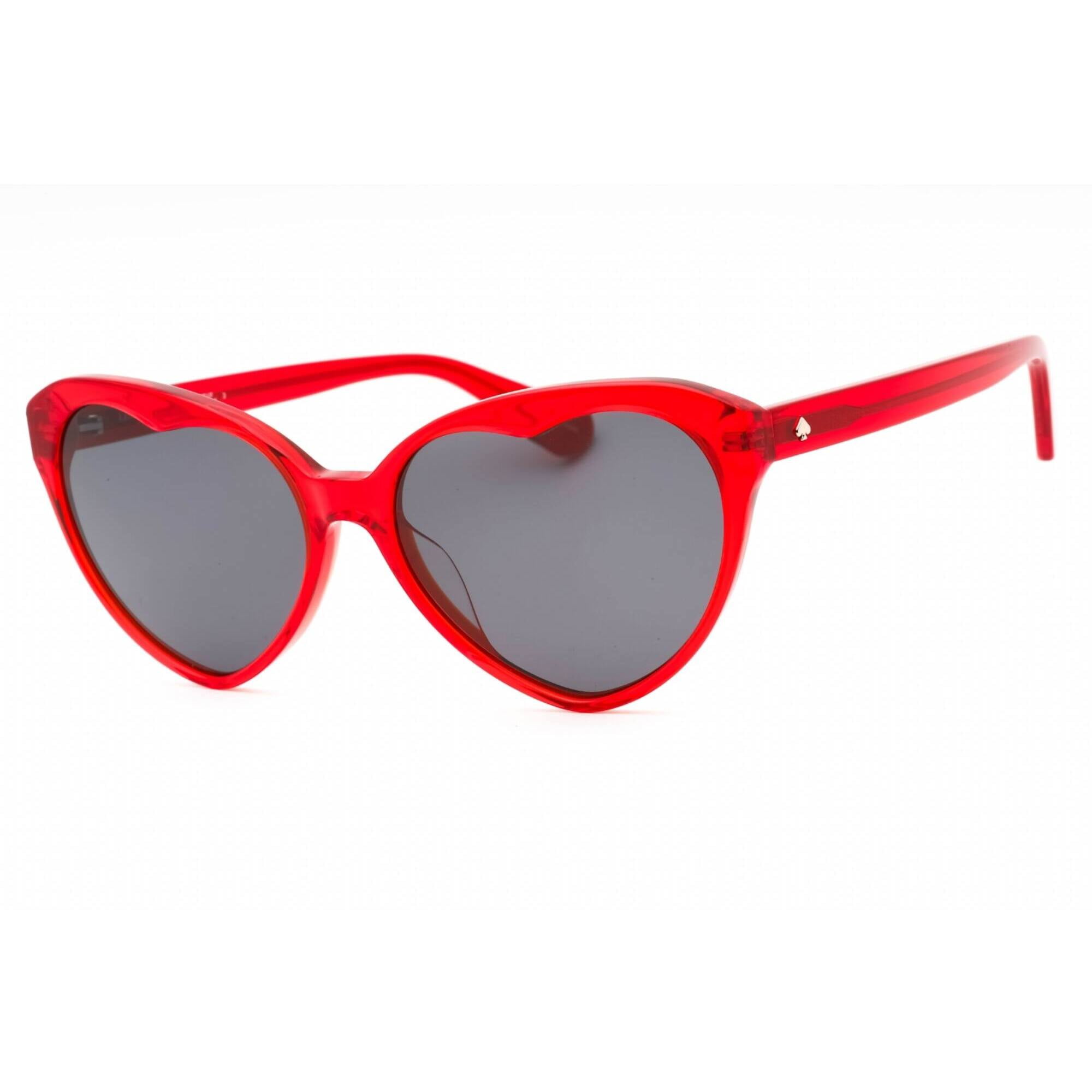Katespate Red & Black Heart Patterned Sunglasses with Gradient Lenses Kate Spade KS ANNORA/P/S Plastic Womens Square Polarized  main image 3