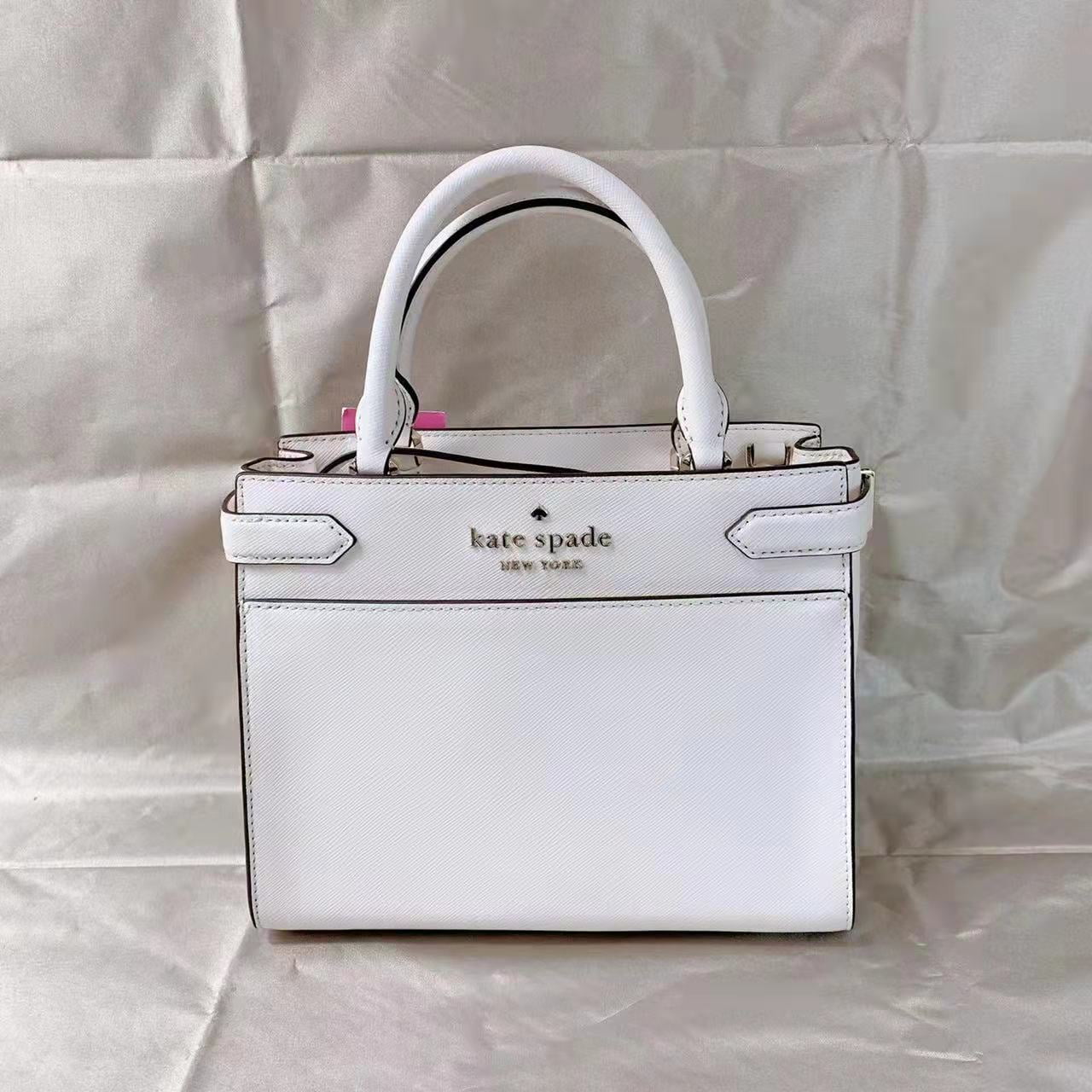 新品　KATE SPADE バッグ WKRU7097 small satchel Kate Spade WKRU7097 staci small satchel in parchment - Walmart.com