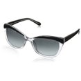 thumbnail image 1 of Kate Spade Women's Amaras Cat-Eye Sunglasses,Black Clear,55 mm, 1 of 3