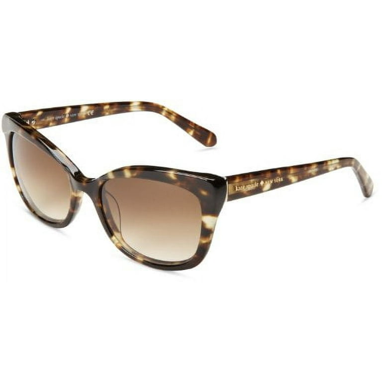 Kate Spade Women s Amaras Cat Eye Sunglasses Tortoise 55 mm Walmart