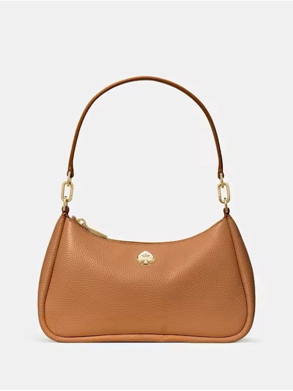 Kate Spade Women's Kayla Small Convertible Shoulder Bag in Pebbled Leather Citrus Glaze