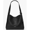 thumbnail image 1 of Kate Spade Women's Knott Large Leather Shoulder Bag Black Size Regular, 1 of 5