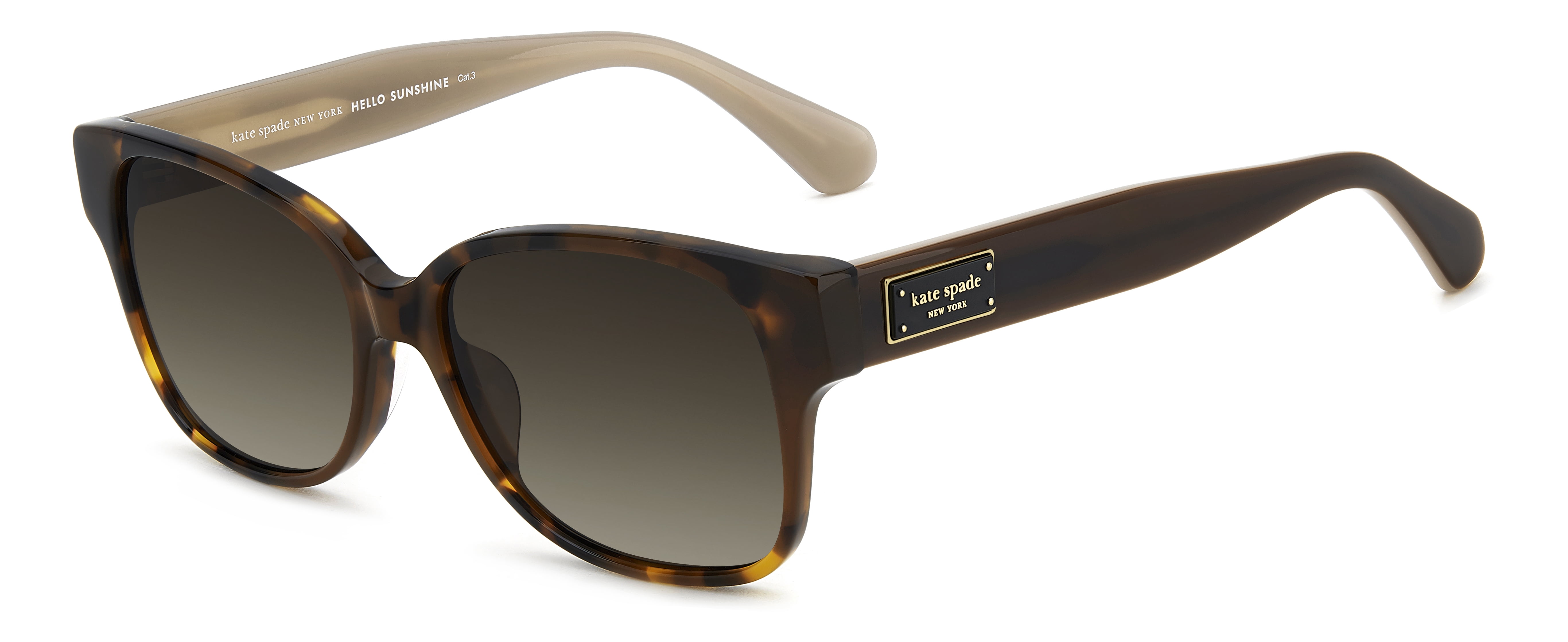 Kate Spade Women's TRL 2/G/S/US Sunglasses w/ Case, Havana