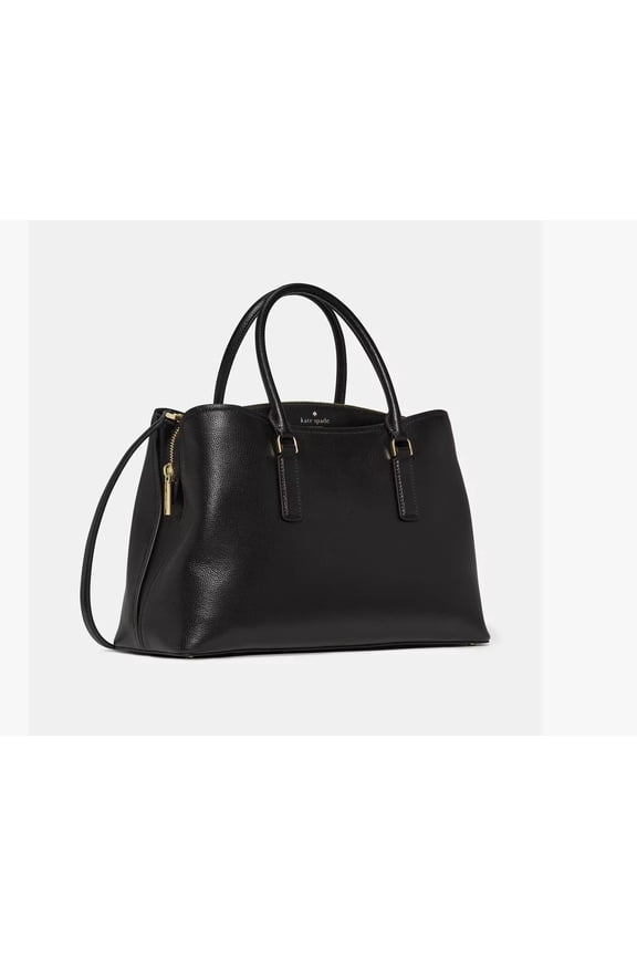 Kate Spade Women's Thompson Street Satchel Bag in Pebbled Leather Black
