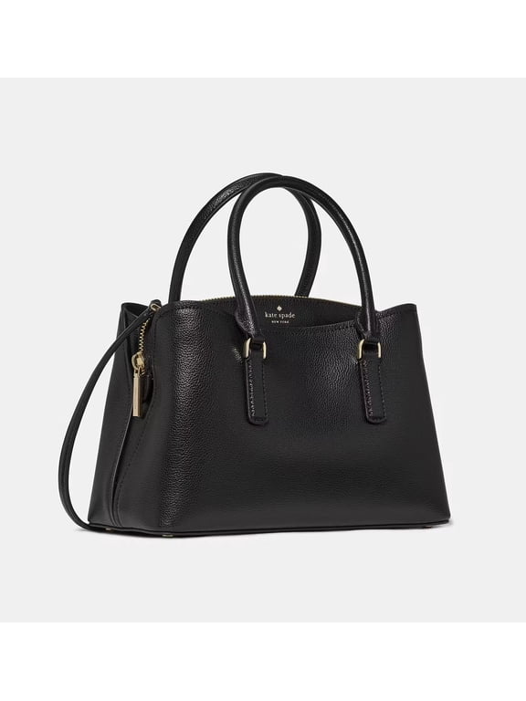 Kate Spade Women's Thompson Street Small Satchel Bag Pebbled Leather Black