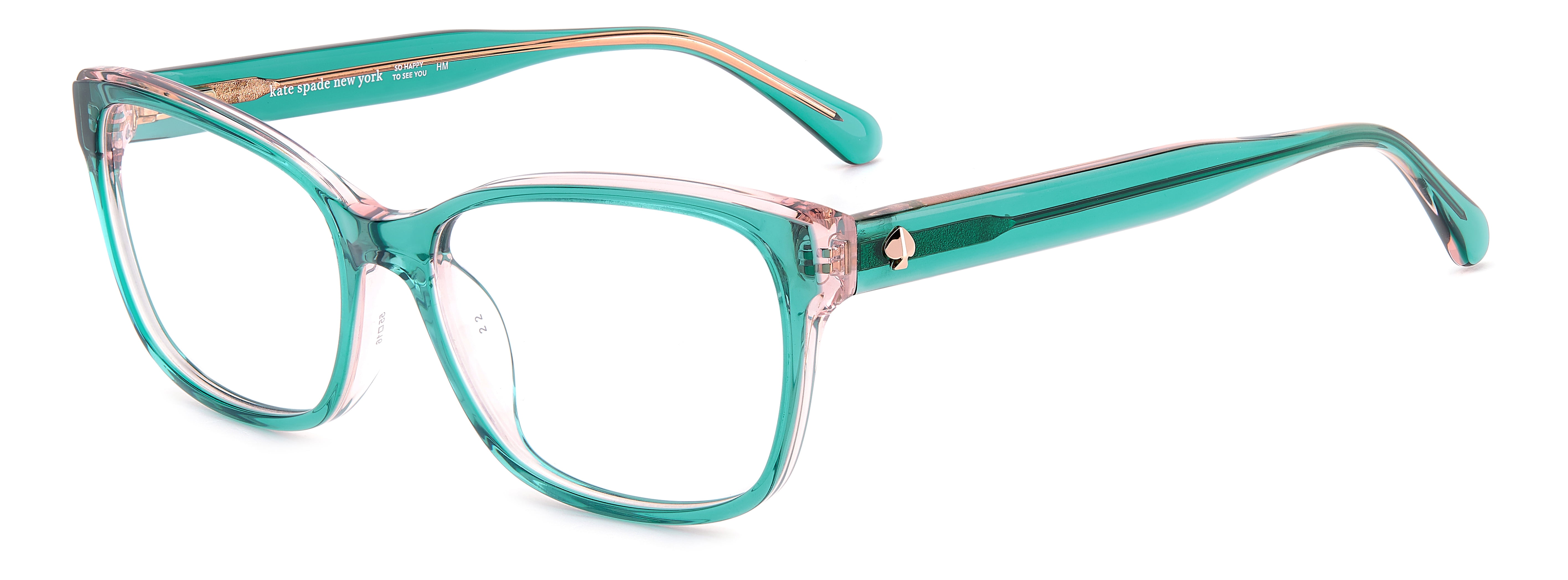 Kate Spade Womens Crishell Rx'ble Eyeglasses with Case, Green