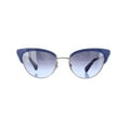 thumbnail image 1 of Kate Spade  Plastic Womens Cat-Eye Sunglasses Blue 52mm Adult, 1 of 3