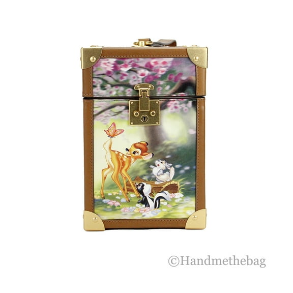 Kate Spade Disney Bambi 3D Trunk Printed PVC Top Handle Clutch Handbag