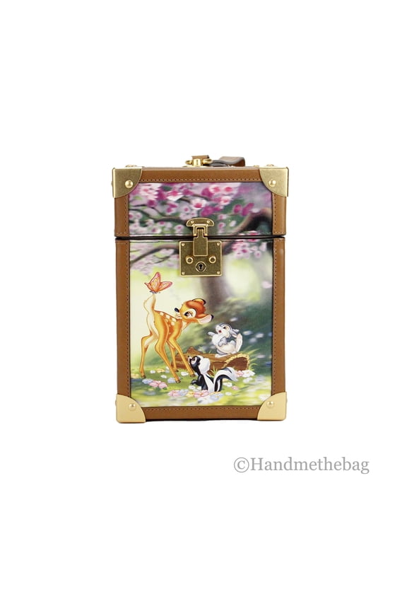 Kate Spade Disney Bambi 3D Trunk Printed PVC Top Handle Clutch Handbag