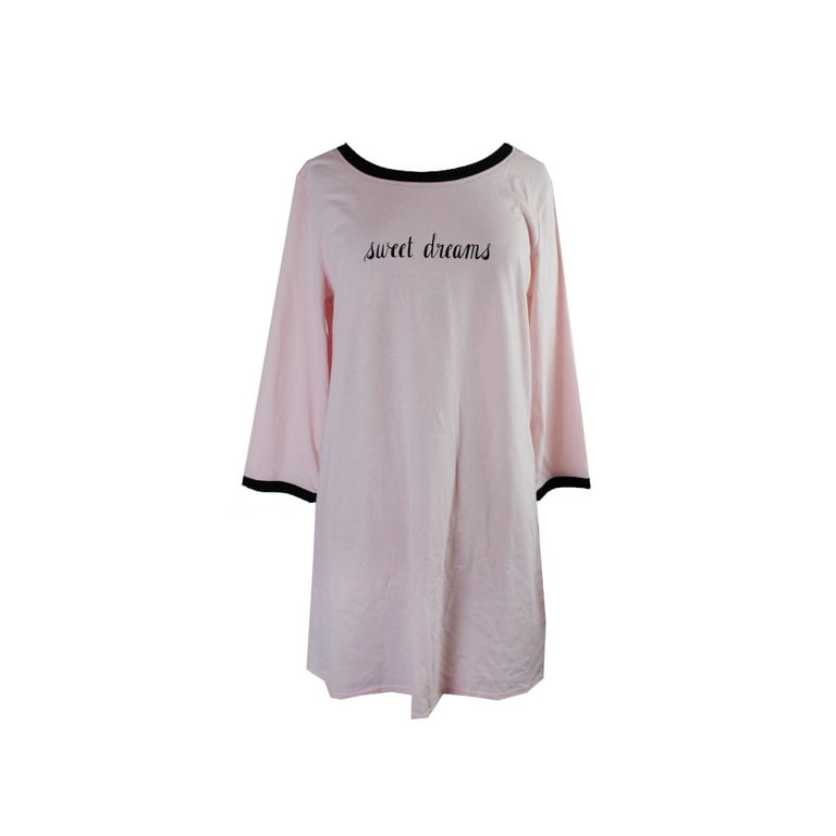 Kate Spade York Pink Graphic Print Sleep Shirt XL