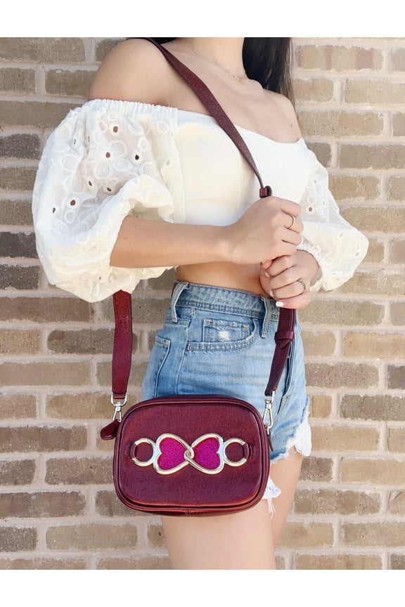 Kate Spade x Naomi Watanabe Small Camera Bag Crossbody Metallic Red Multi