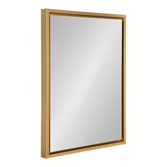 Kate and Laurel 1.5" x 24.00" Gold Modern Wall Mirror