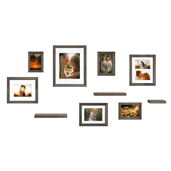 Kate and Laurel 11 x 14 Distressed Picture Frame 10 Count