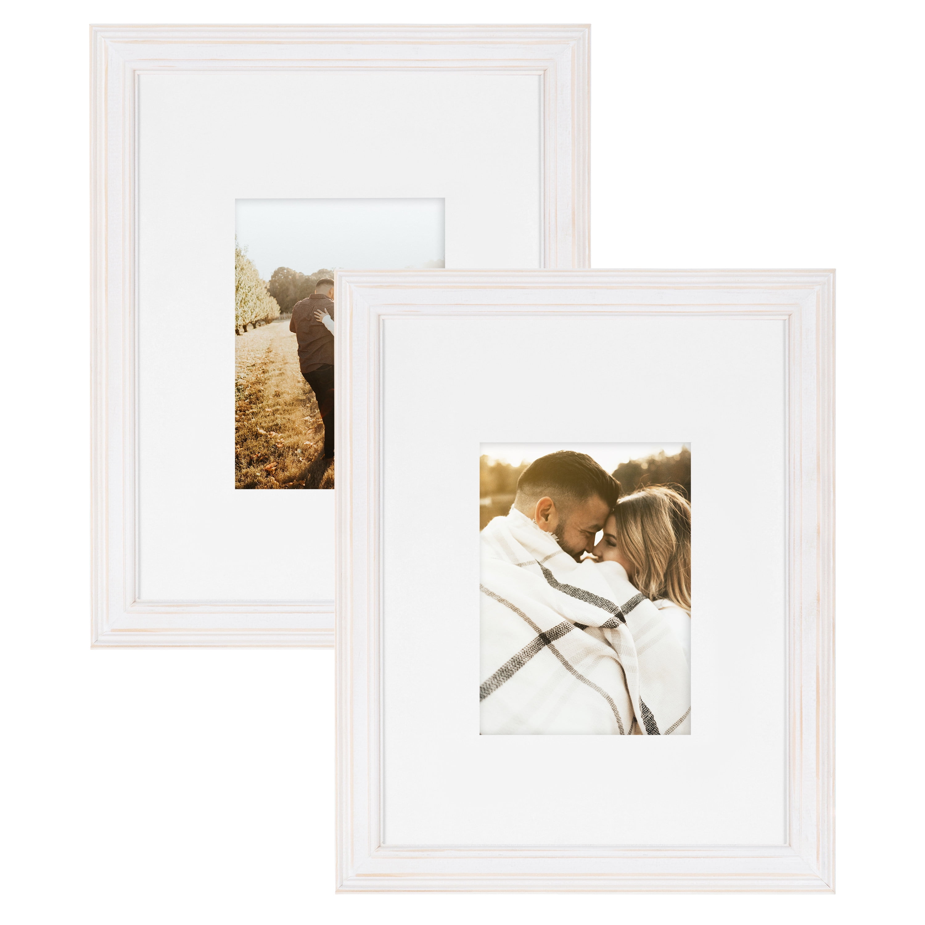 Kate and Laurel 8 x 10 Distressed Picture Frame 2 Count