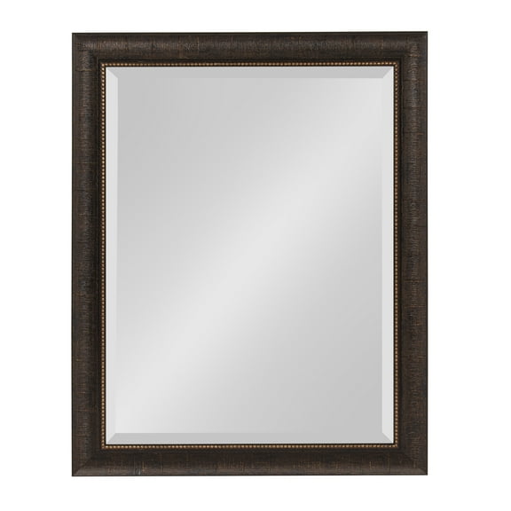 Kate and Laurel Aldridge Framed Decorative Rectangle Wall Mirror, 22x28 Bronze