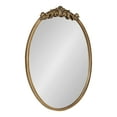thumbnail image 1 of Kate and Laurel Arendahl Ornate Glam Oval Wall Mirror, 18 x 24, Antique Gold, Beautiful Bohemian Mirror for Wall, 1 of 8